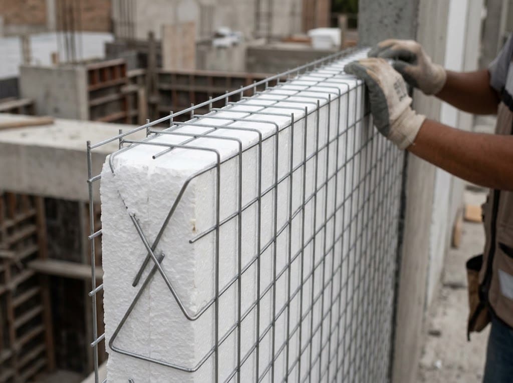 Panel Estructural de EPS con malla electrosoldada