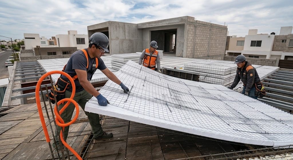 Panel Estructural preparado para instalación