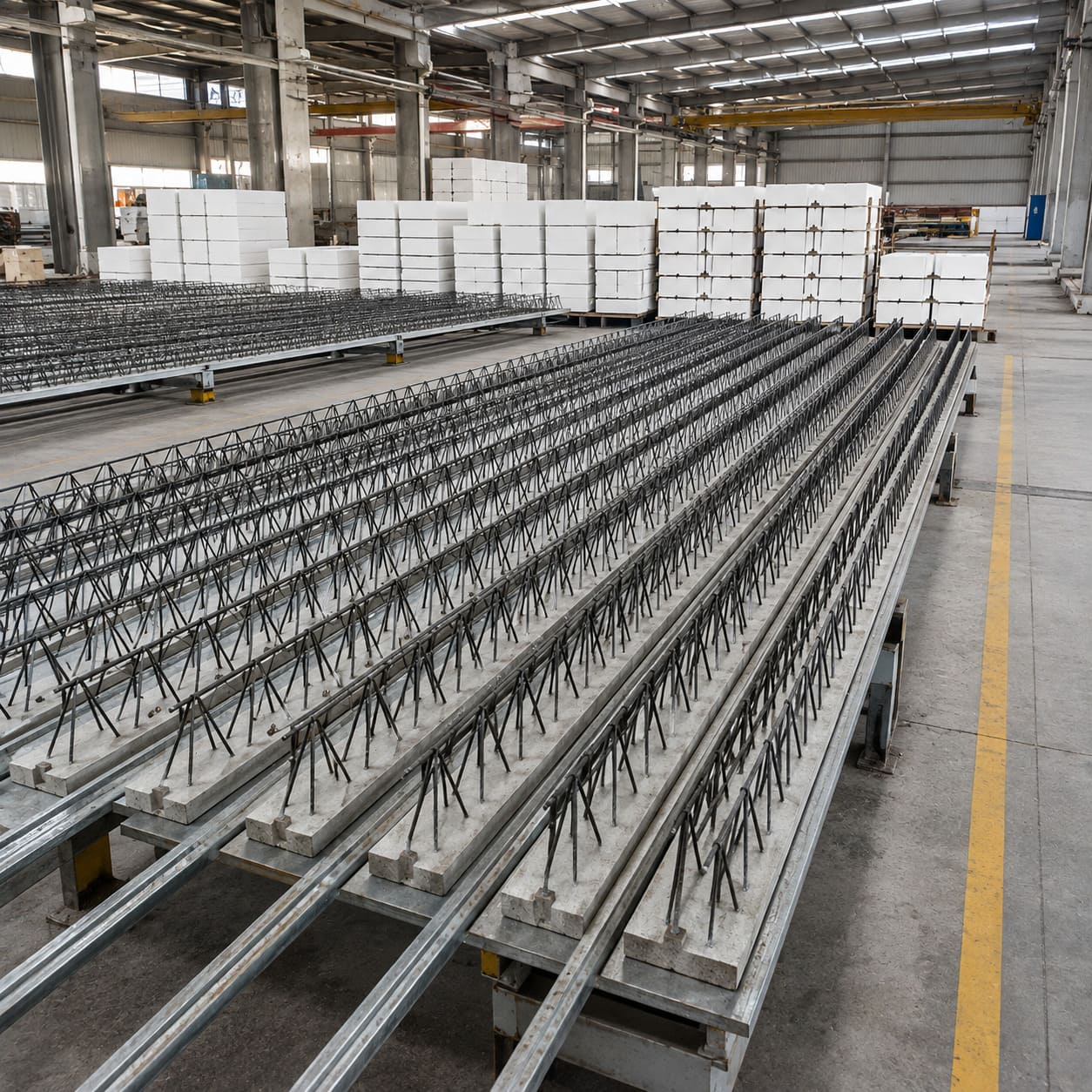 Fabricación e inventario de vigueta y bovedilla